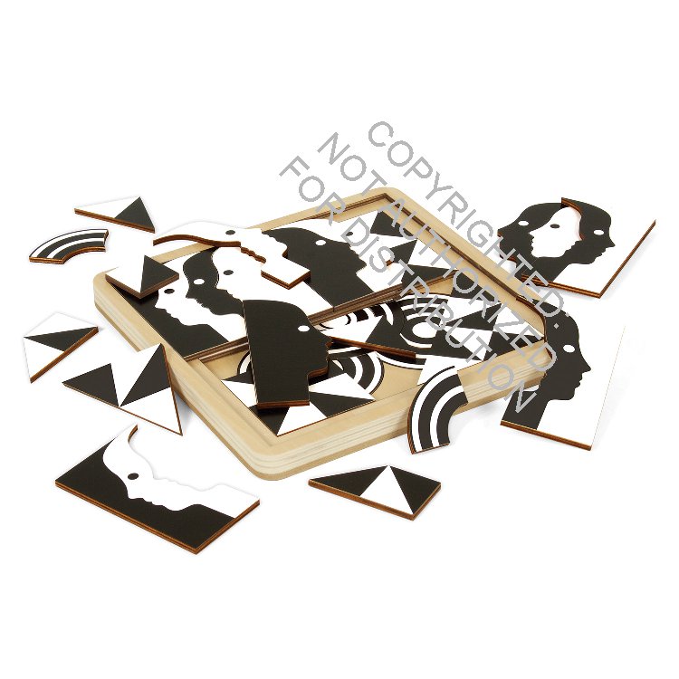 Jonathan Adler Atlas Layered Wood Puzzle