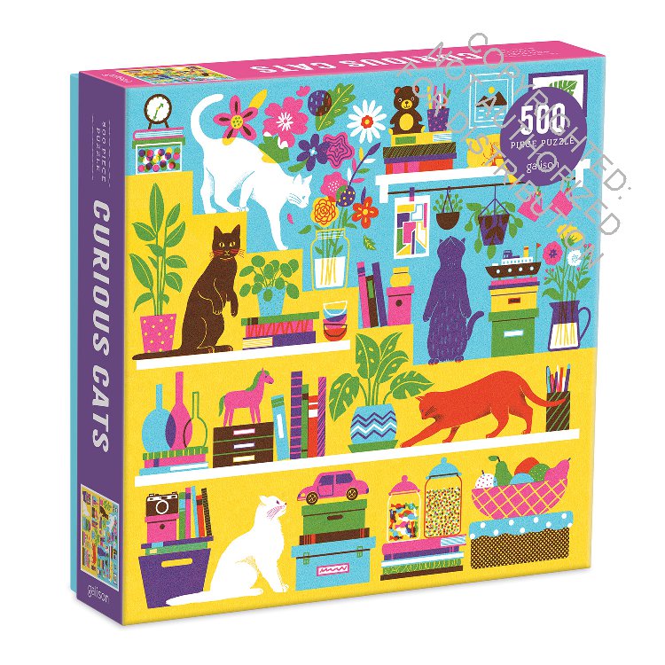 Curious Cats 500 Piece Puzzle