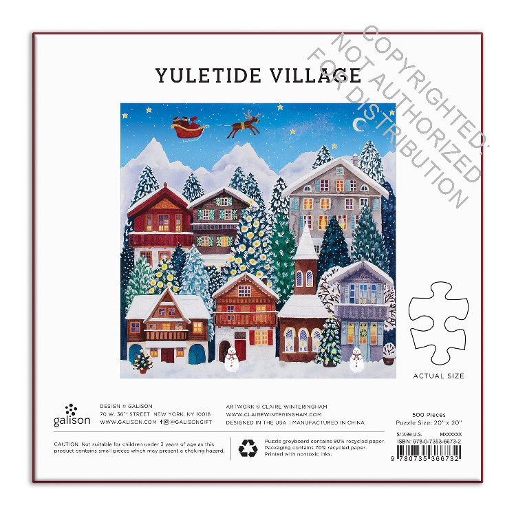 Yuletide Village 500 Piece Puzzle