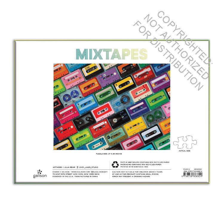 Mixtapes 1000 Piece Puzzle