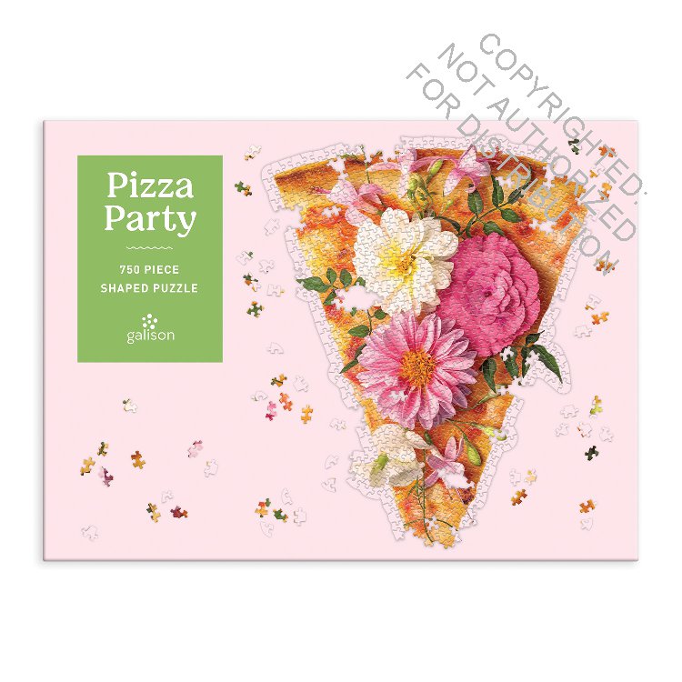 Pizza Party 750 Piece Shaped Puzzle