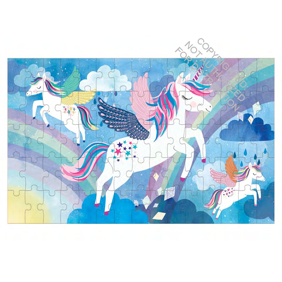 Unicorn Magic 75 Piece Lenticular Puzzle