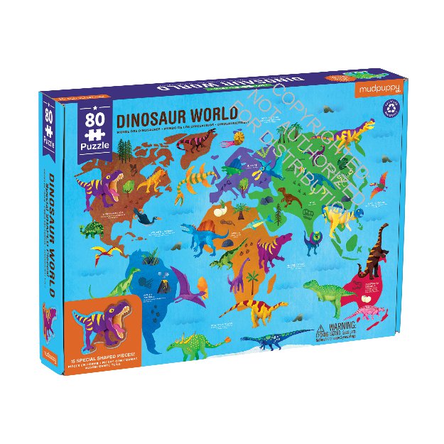 Dinosaur World Geography Puzzle