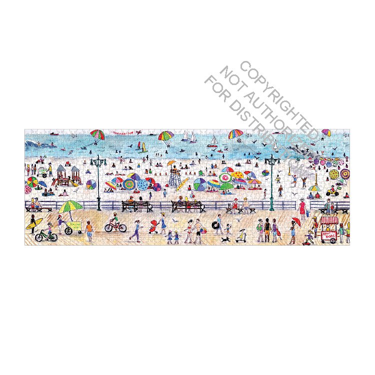 Michael Storrings Summer Fun 1000 Piece Panoramic Puzzle
