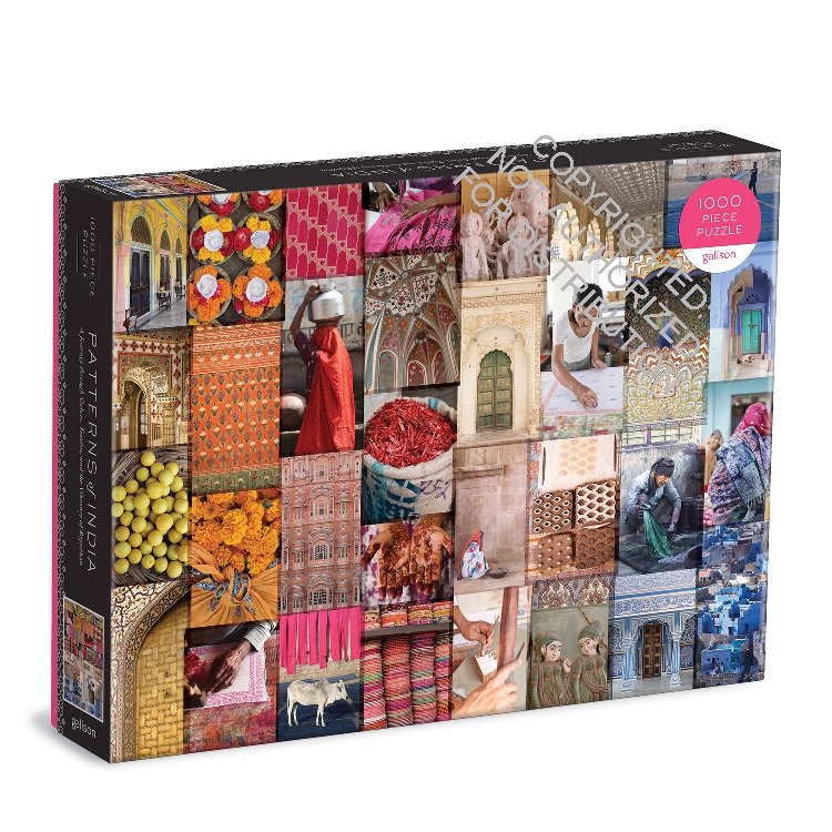 Patterns of India: A Journey Through Colors, Textiles and the Vibrancy of Rajasthan 1000 Piece Puzzle