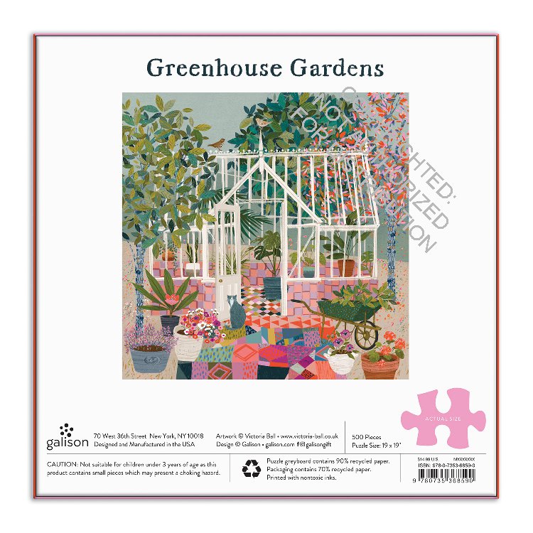 Greenhouse Gardens 500 Piece Puzzle