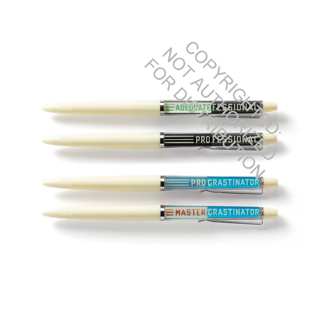 Professional Procrastinator Floaty Pen Set