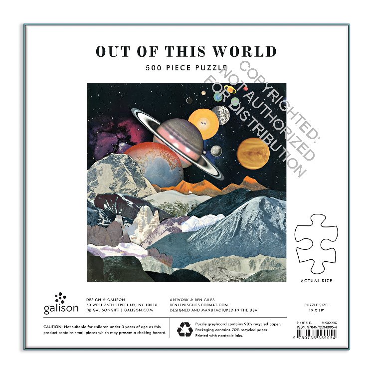 Out of This World 500 Piece Puzzle