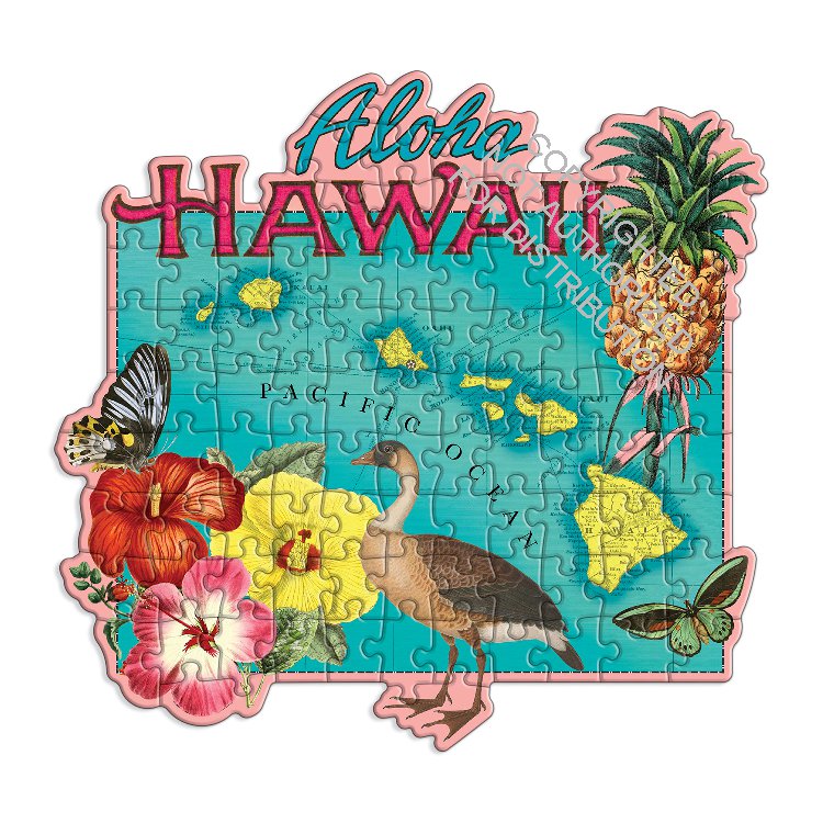 Hawaii Mini Shaped Puzzle