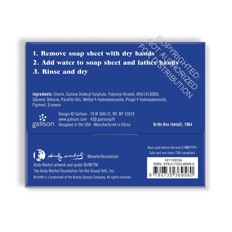 Andy Warhol Brillo Soap Sheets