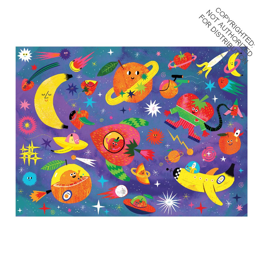 Cosmic Fruits Scratch and Sniff Puzzle