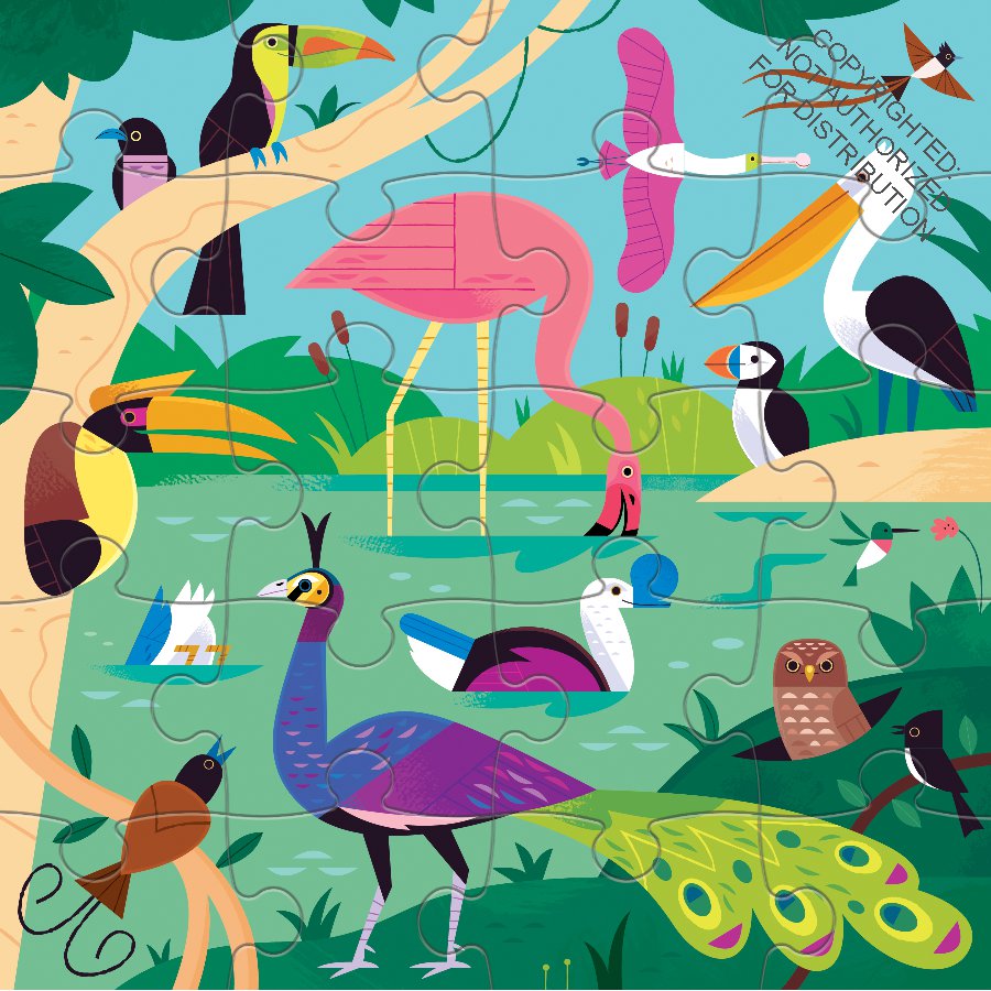 Bugs & Birds Magnetic Puzzle Set