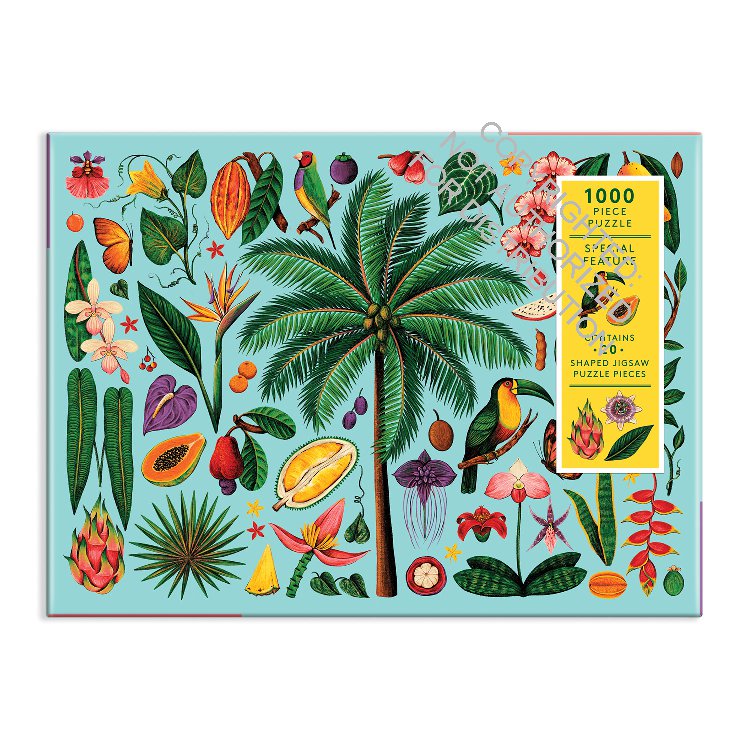 Tropics 1000 Piece Puzzle with Shaped Pieces