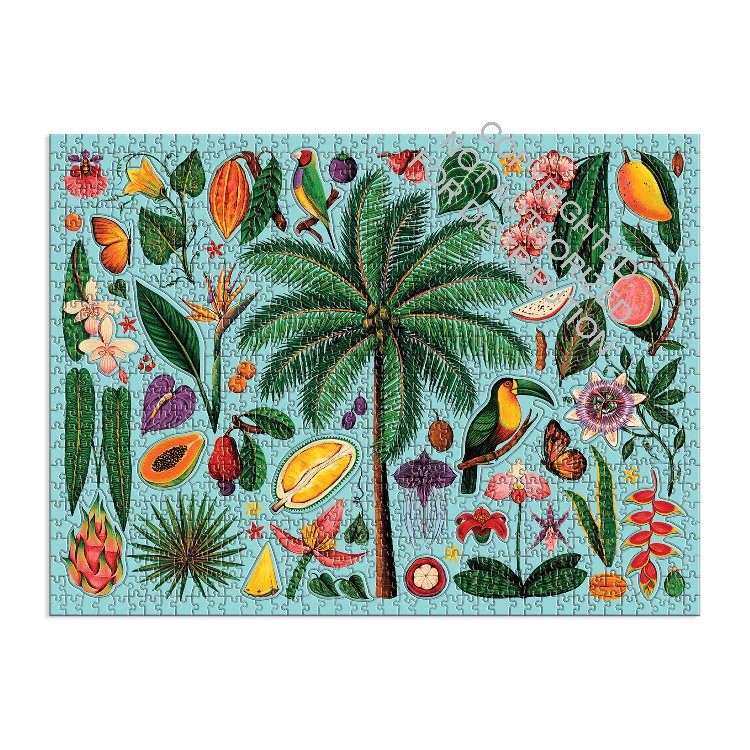 Tropics 1000 Piece Puzzle with Shaped Pieces