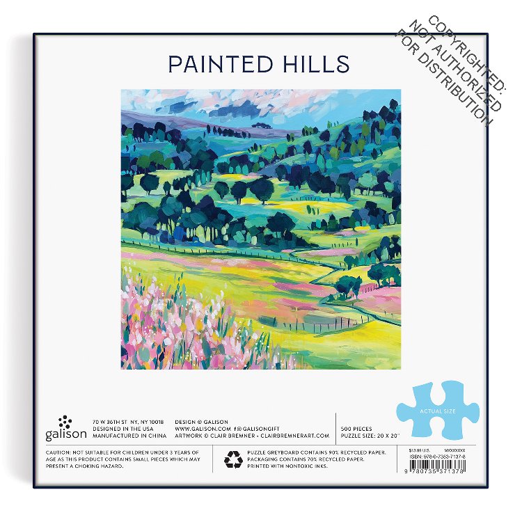 Painted Hills 500 Pc Puzzle