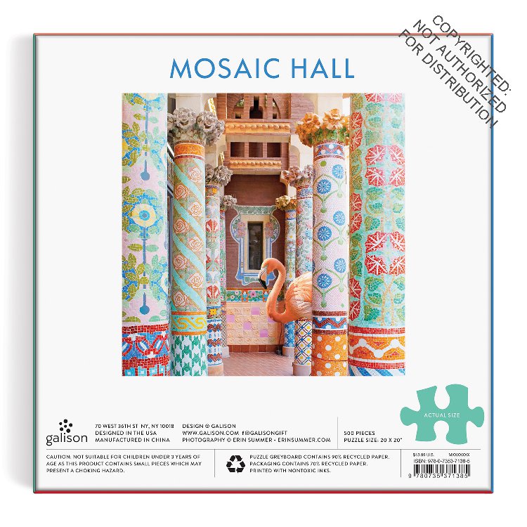 Mosaic Hall 500 Pc Puzzle