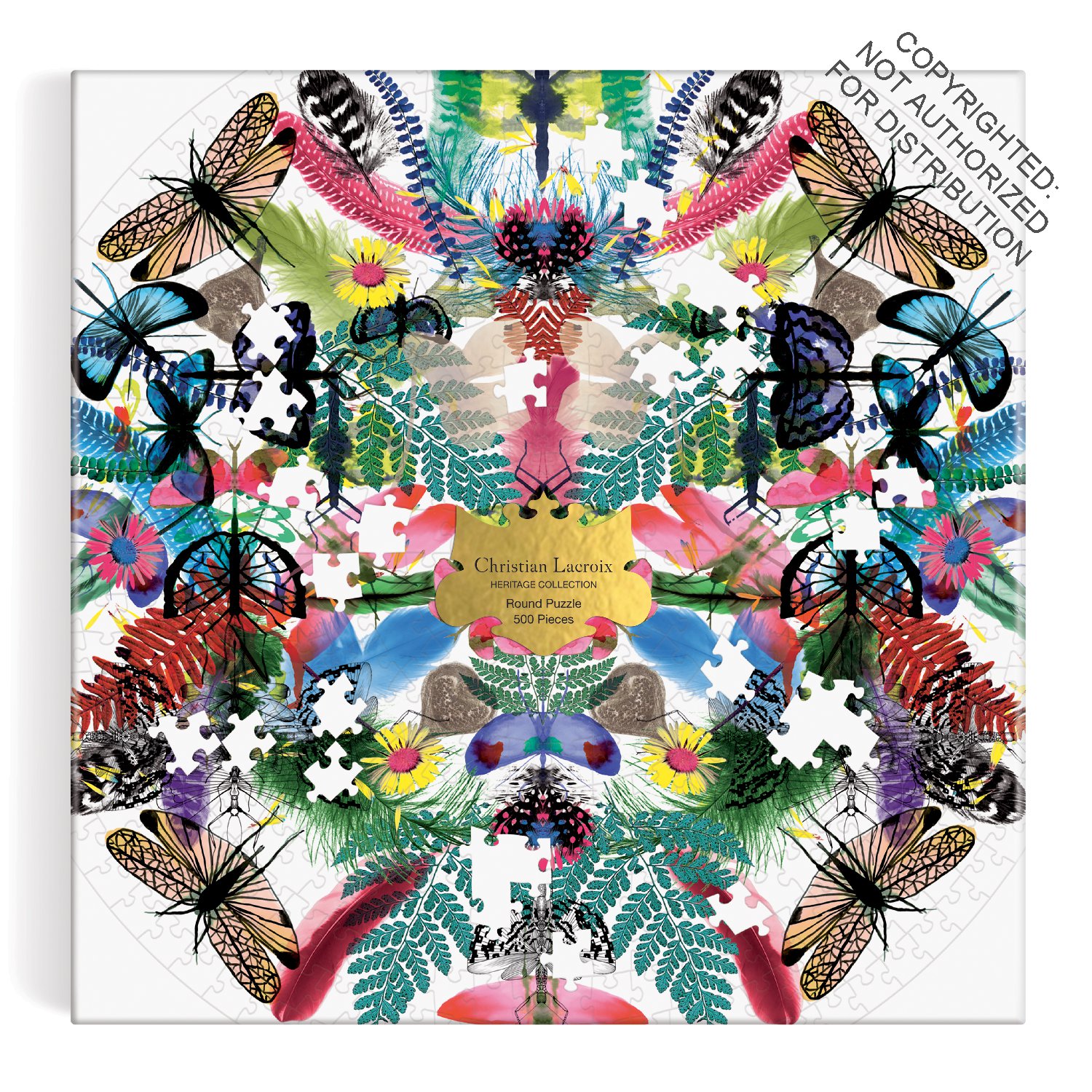 Christian Lacroix Heritage Collection Caribe 500 Piece Round Puzzle
