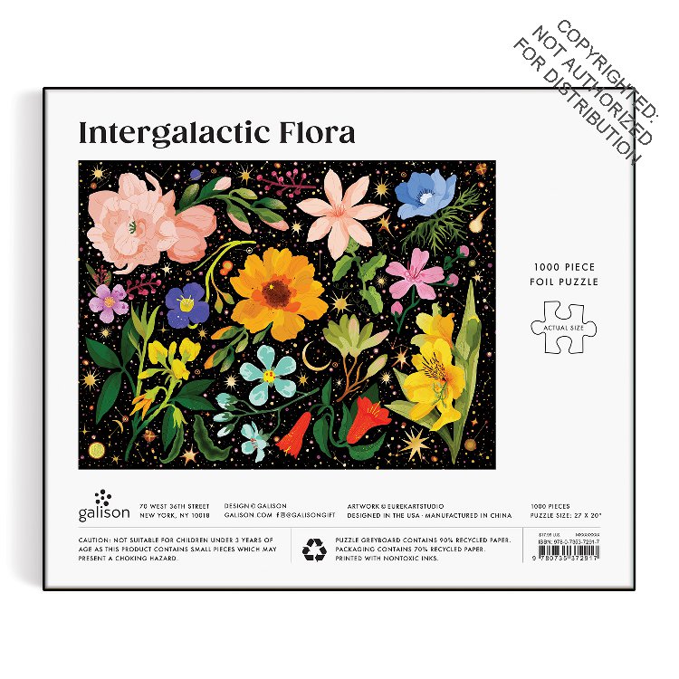Intergalactic Flora 1000 Piece Foil Puzzle