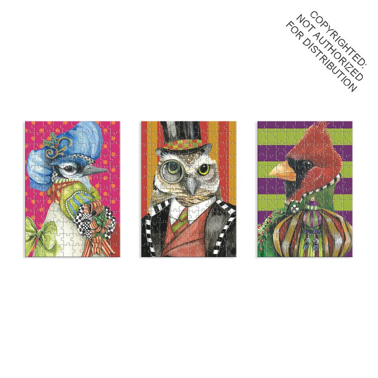 MacKenzie-Childs Birds of a Feather Collection Puzzle Set