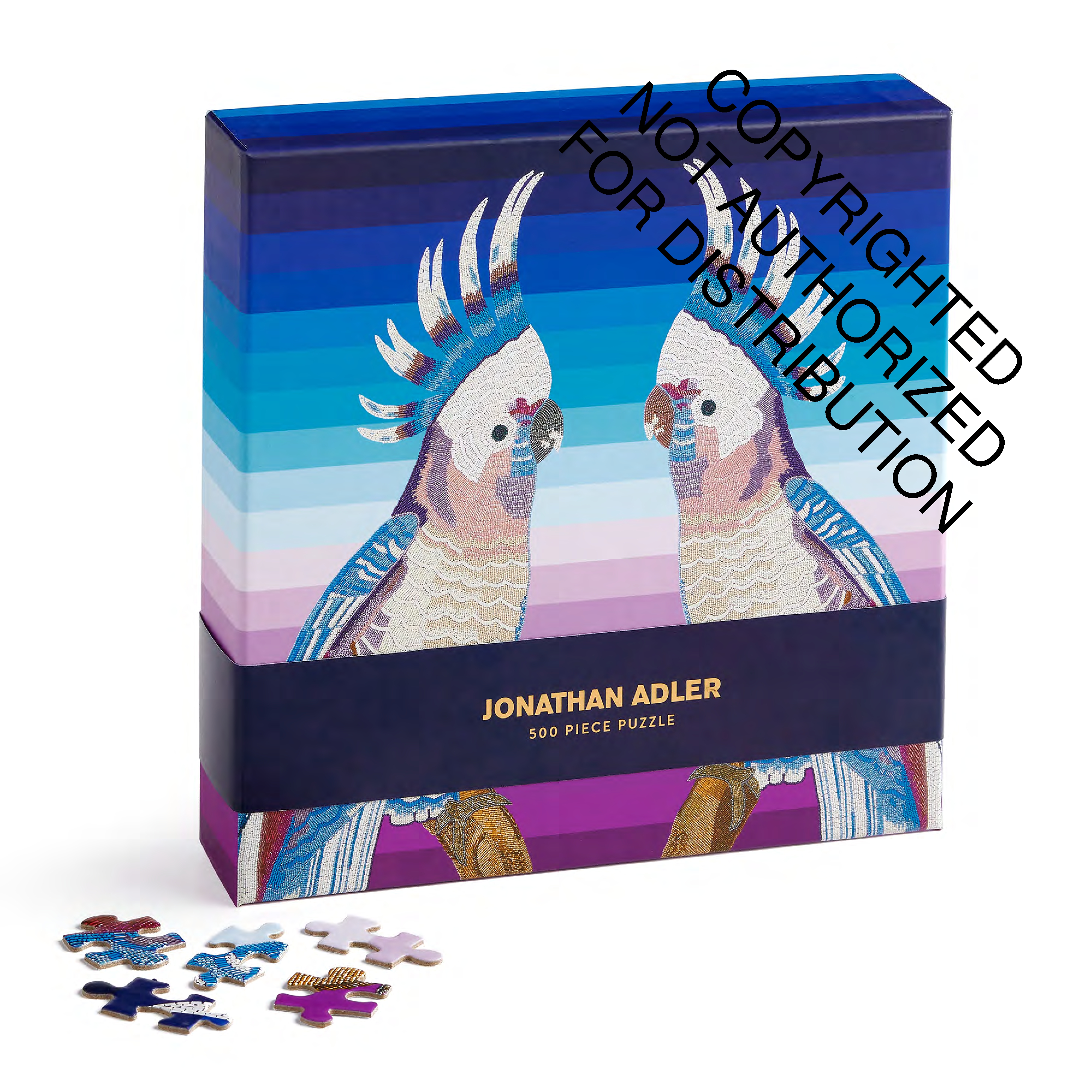 Jonathan Adler Parrots 500 Piece Puzzle