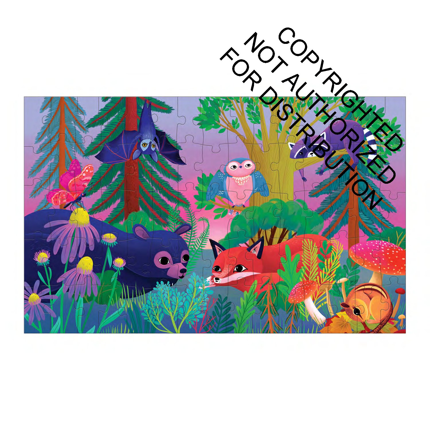 Forest Day & Night 75 Piece Lenticular Puzzle