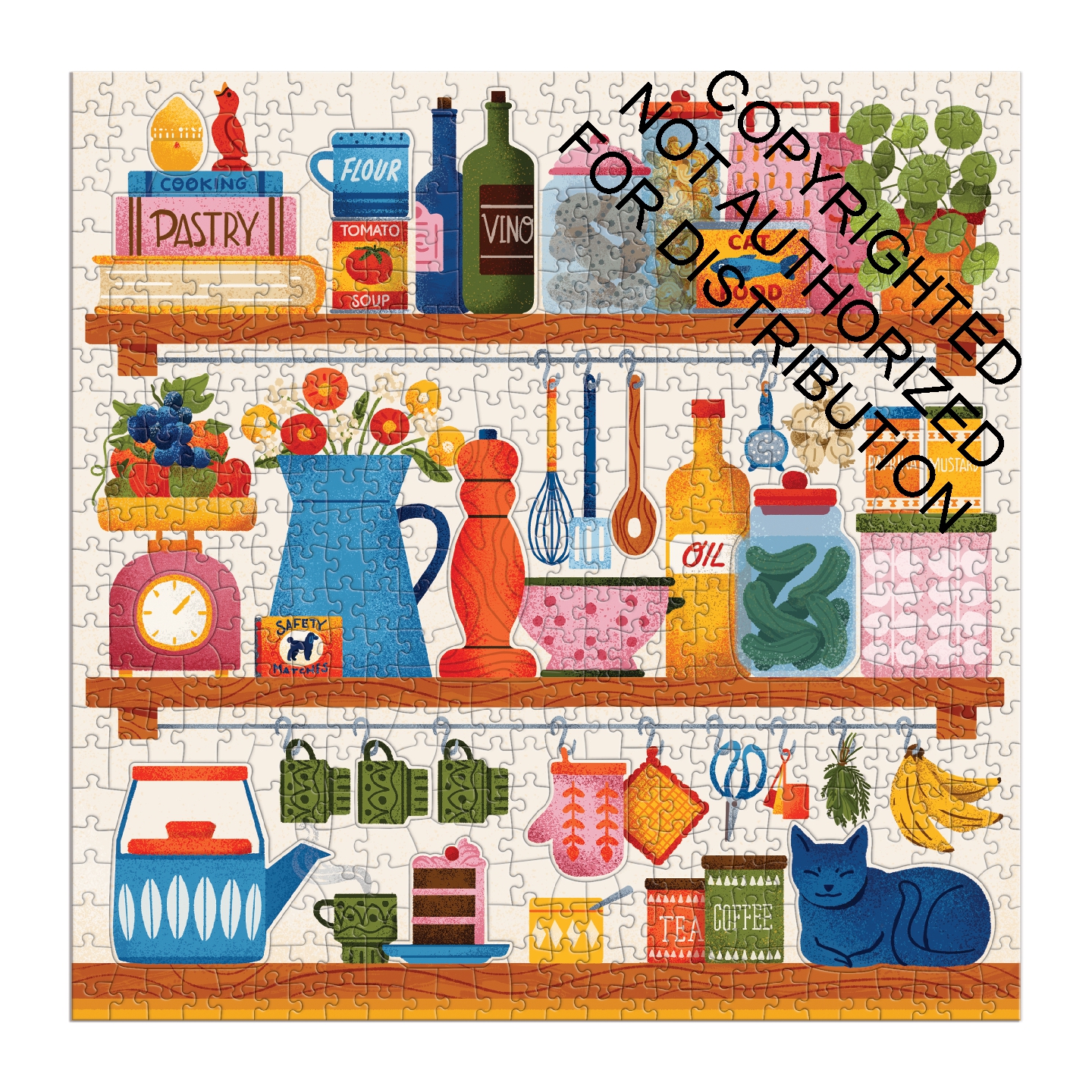 Kitchen Essentials 500 Piece Puzzle with Shaped Pieces