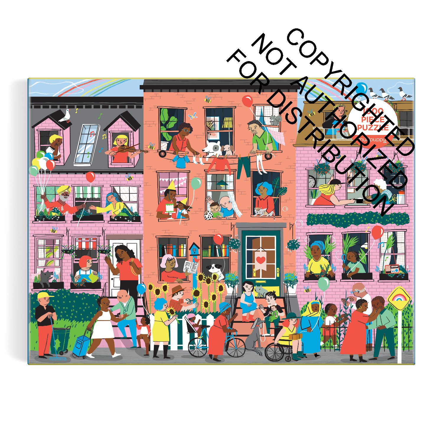 Hey Neighbors! 1000 Piece Family Puzzle