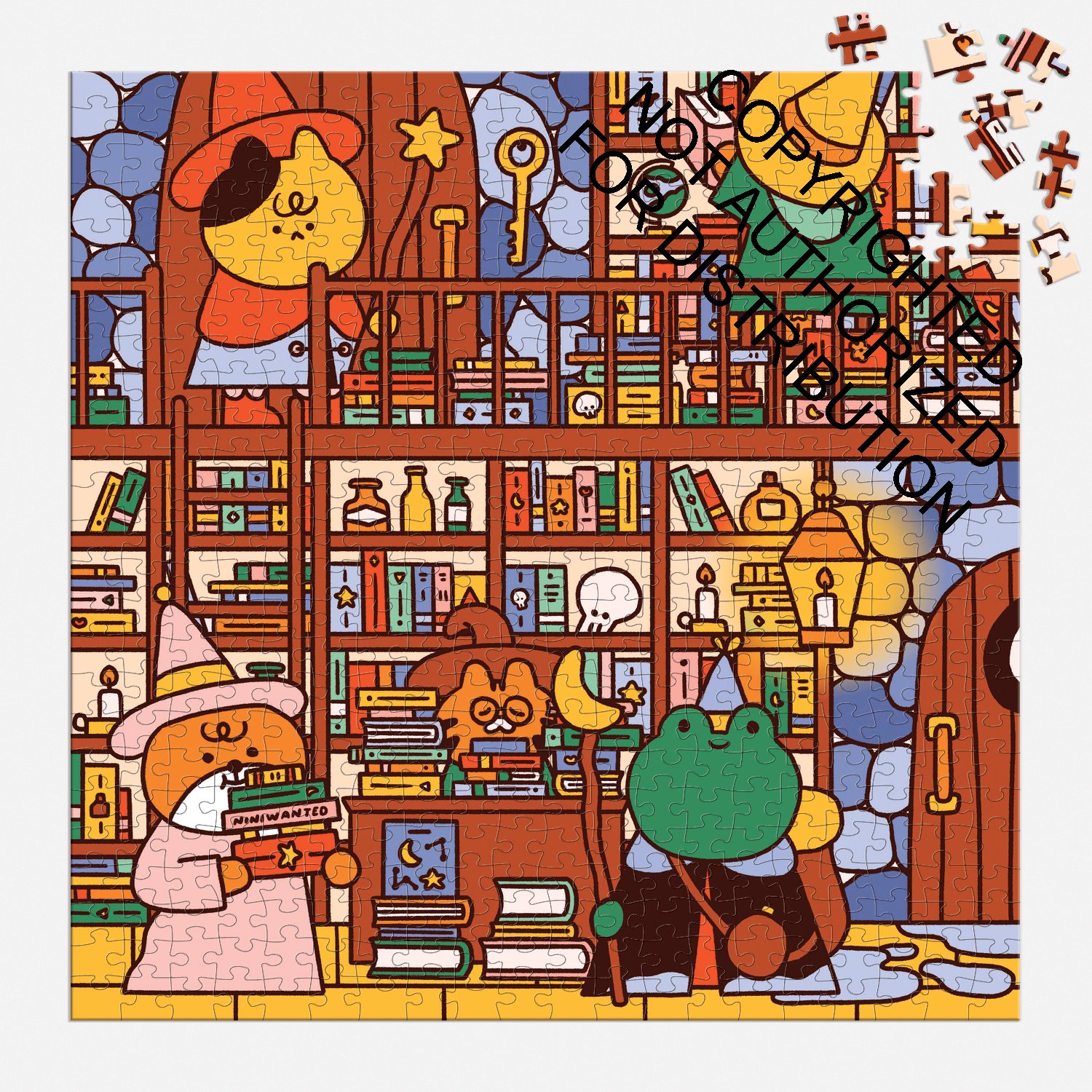 The Wizard's Library 500 Piece Family Puzzle