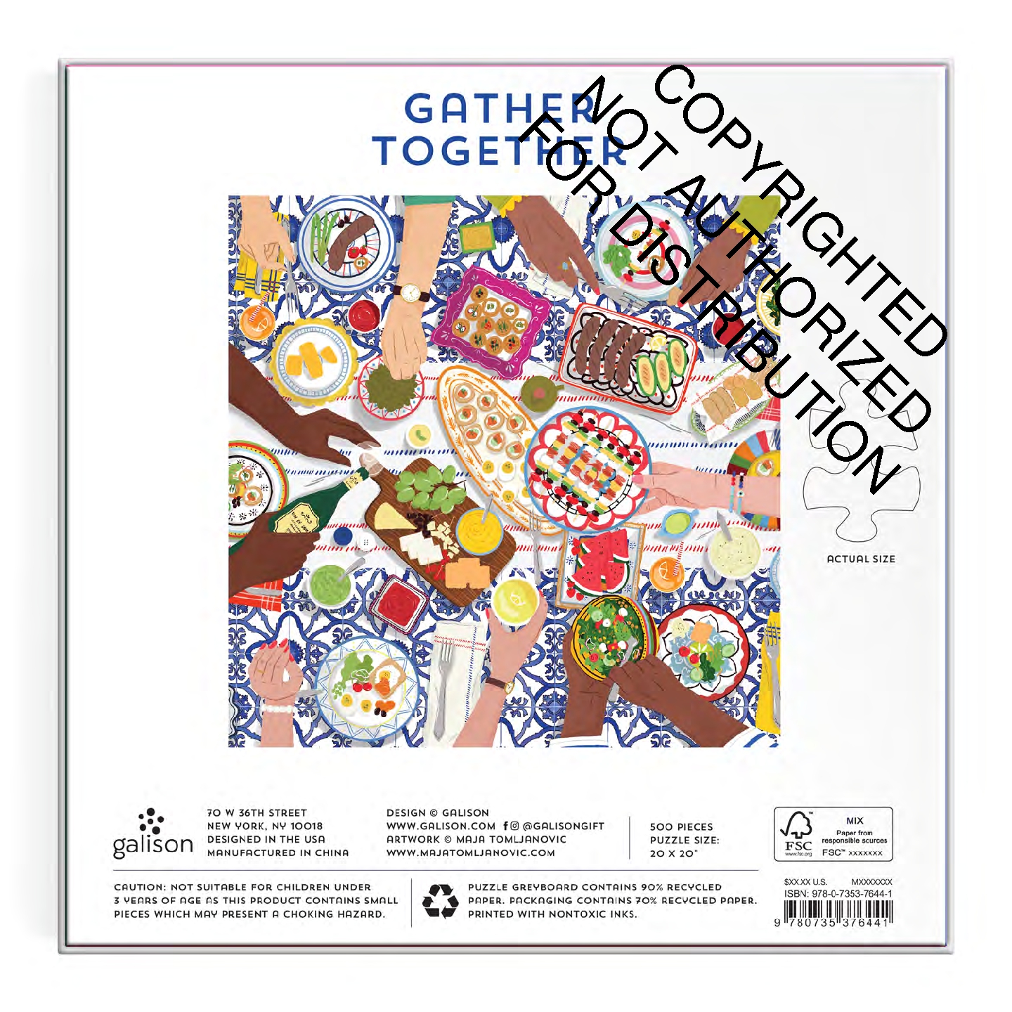 Gather Together 500 Piece Puzzle