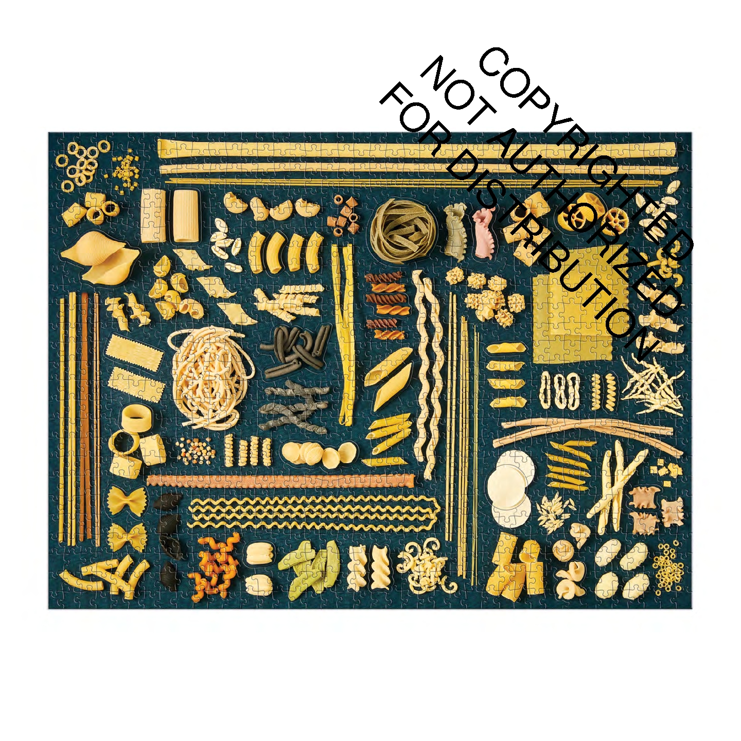 The Art of Pasta 1000 Piece Puzzle with Shaped Pieces