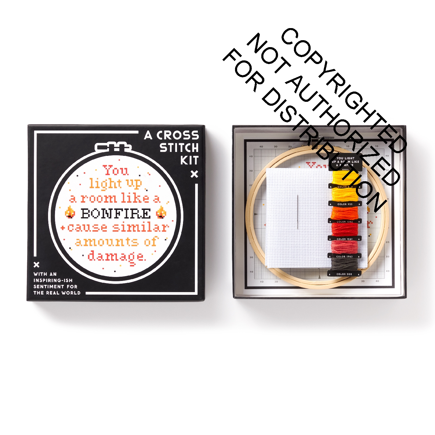 Like a Bonfire Cross Stitch Kit