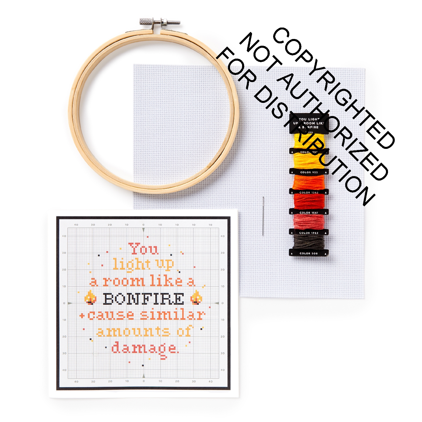 Like a Bonfire Cross Stitch Kit