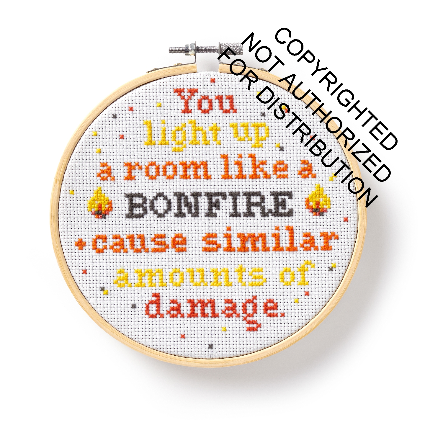 Like a Bonfire Cross Stitch Kit