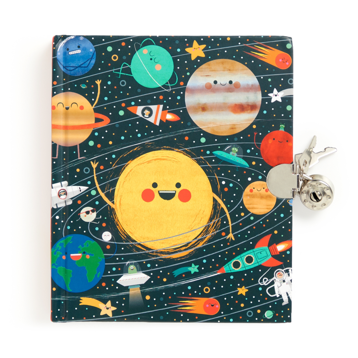 Solar System Locked Diary