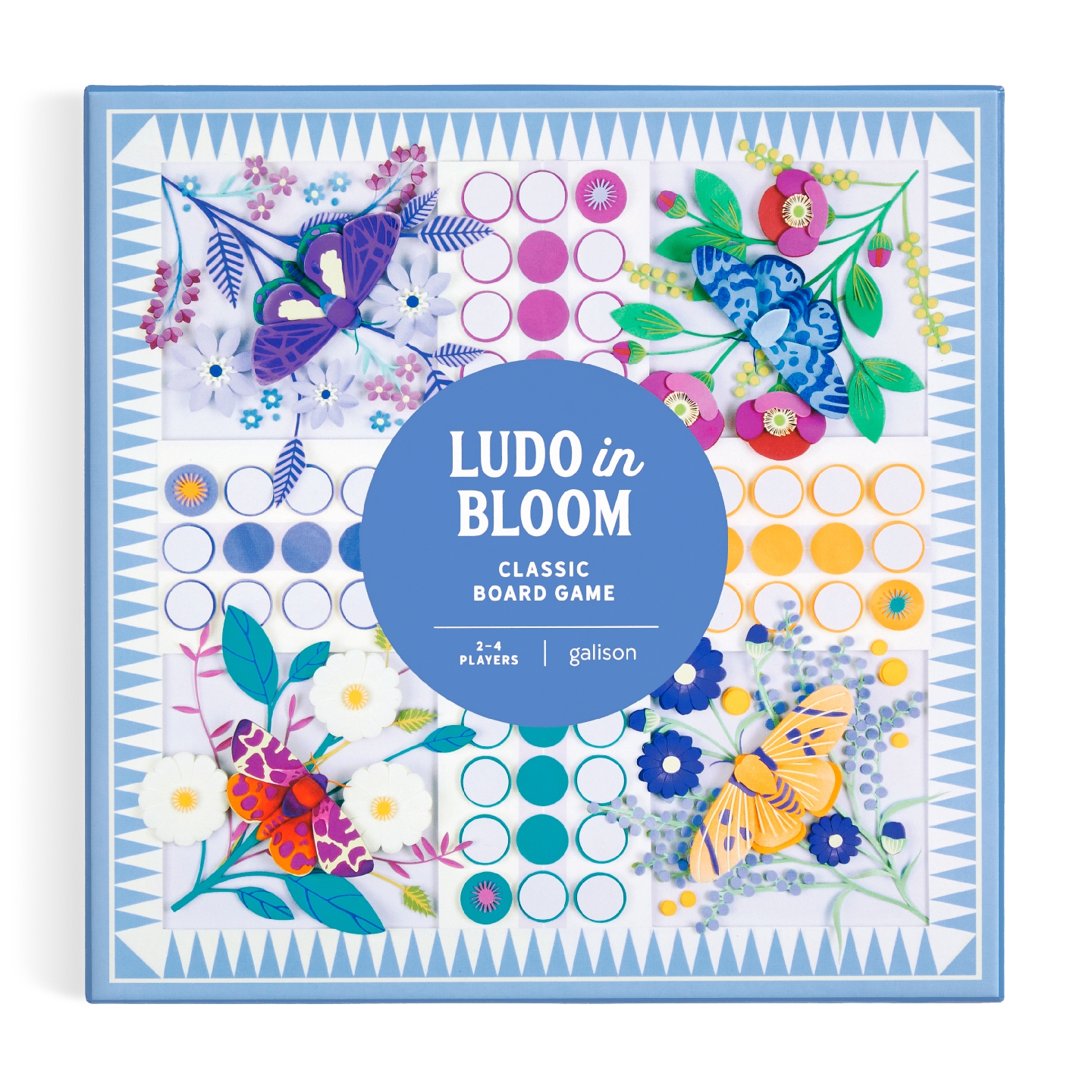 Ludo In Bloom Classic Board Game Set