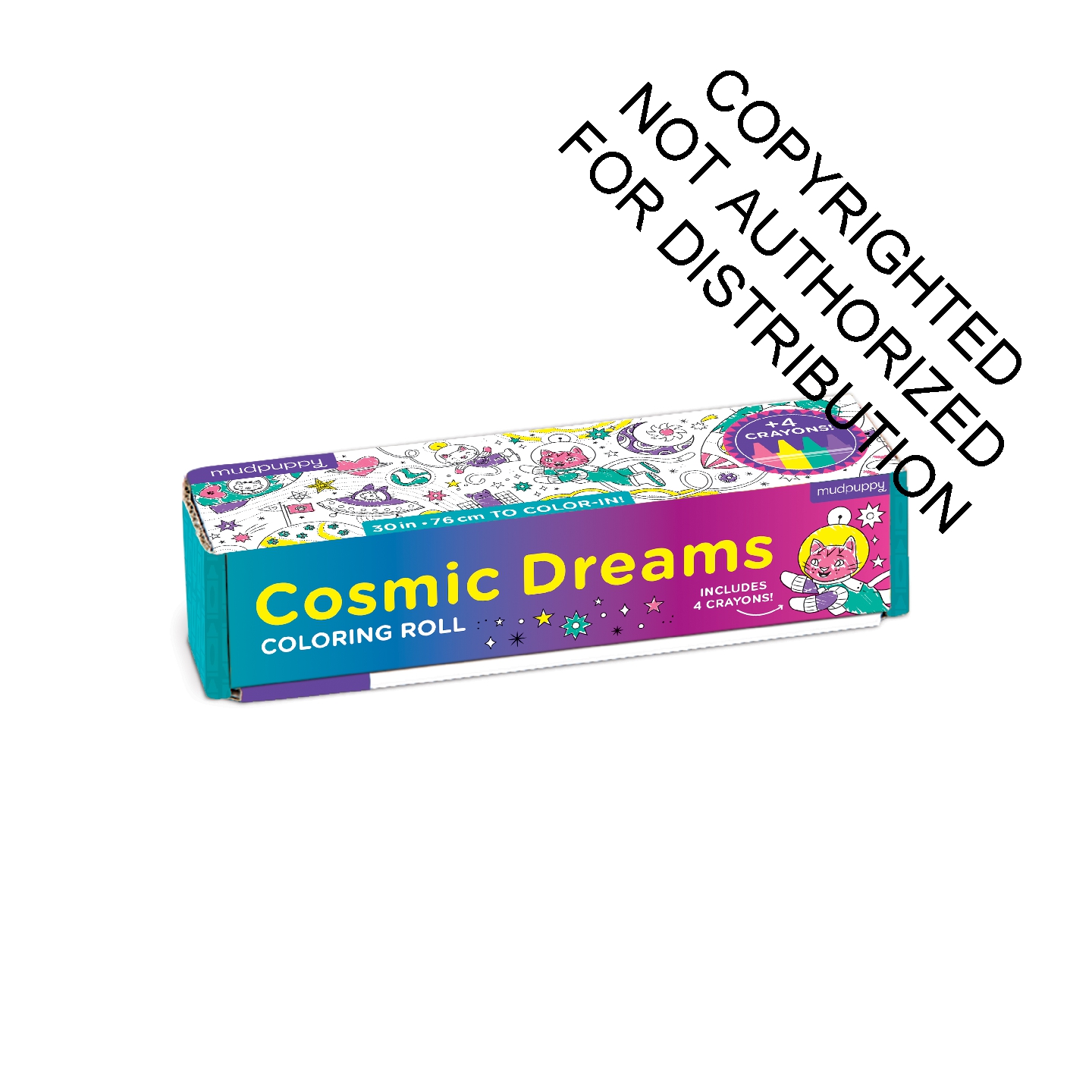 Cosmic Dreams Mini Coloring Roll
