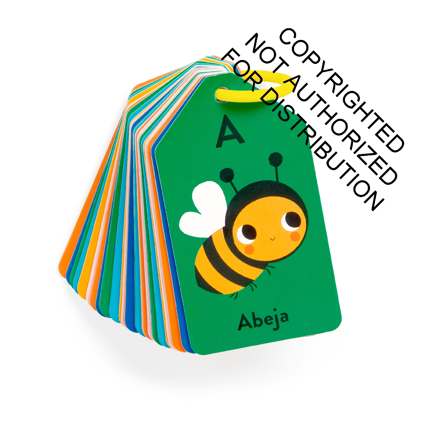 Spanish-English ABC Ring Flash Cards