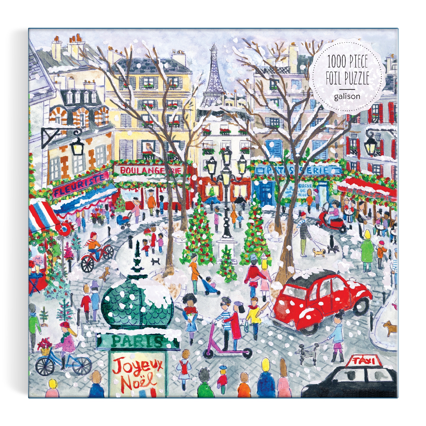 Michael Storrings Christmas in Paris 1000 Piece Foil Puzzle