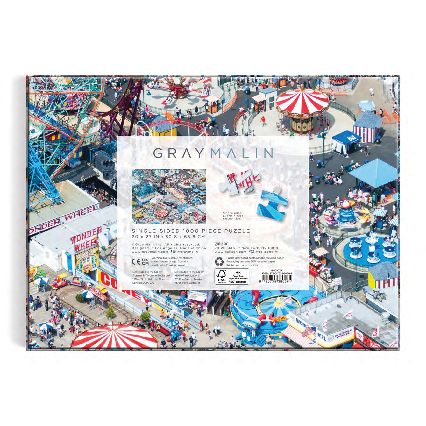 Gray Malin 1000 piece Puzzle Coney Island