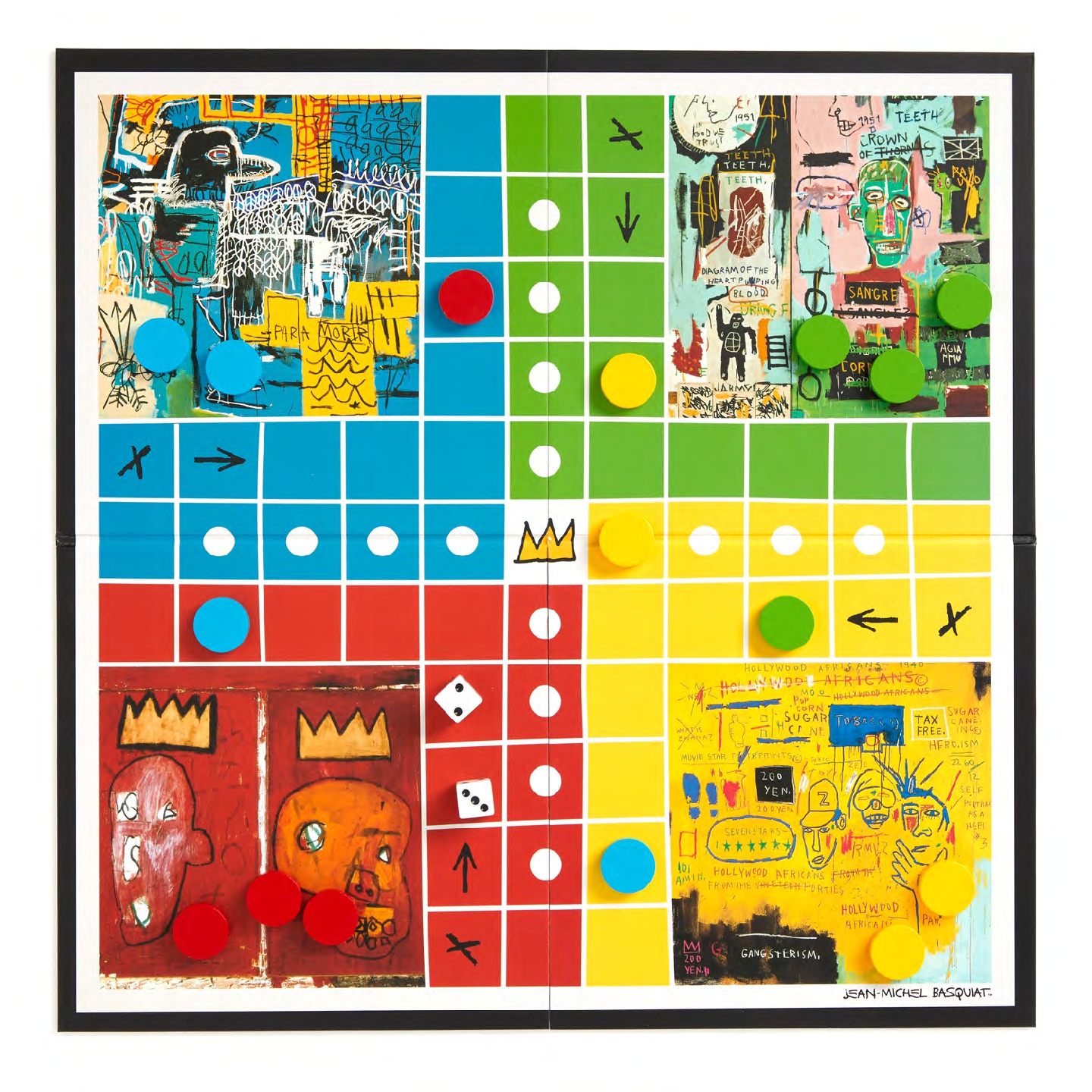 Jean-Michel Basquiat Ludo Classic Board Game