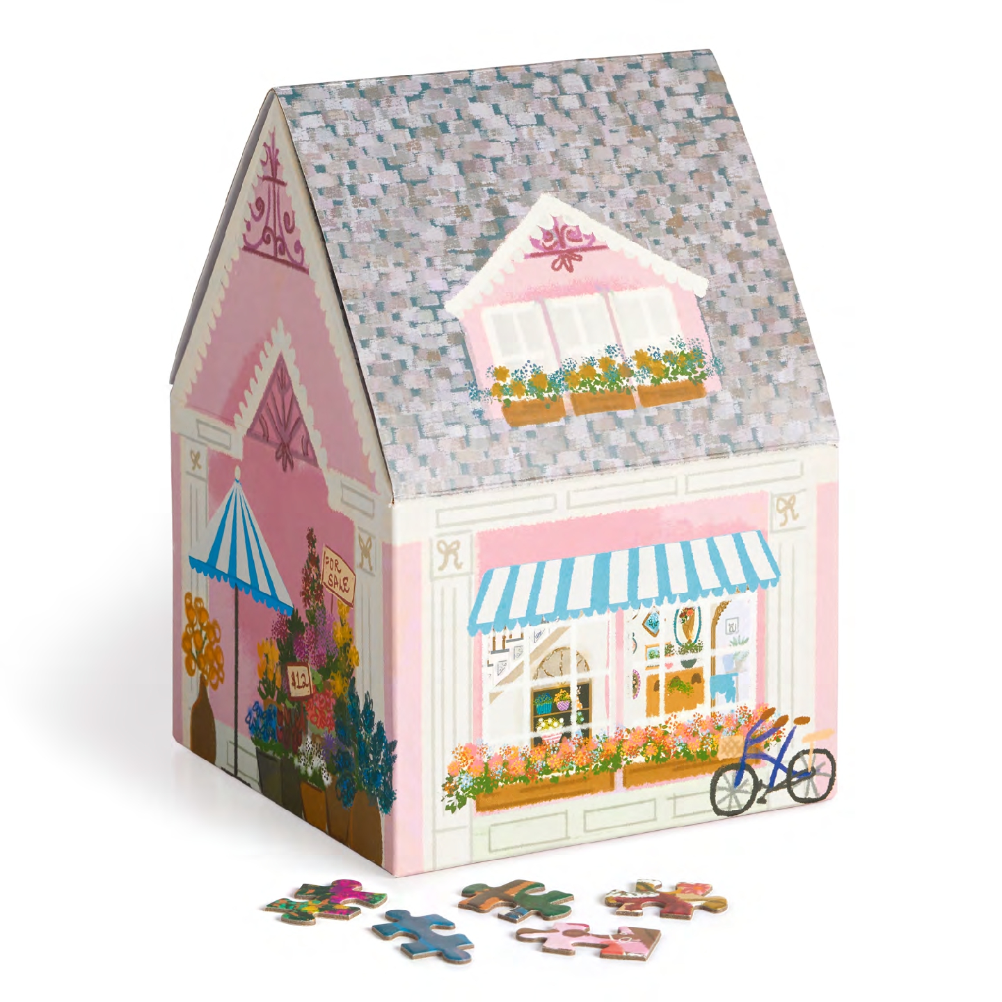 Joy Laforme Flower Shop 500 Piece House Puzzle