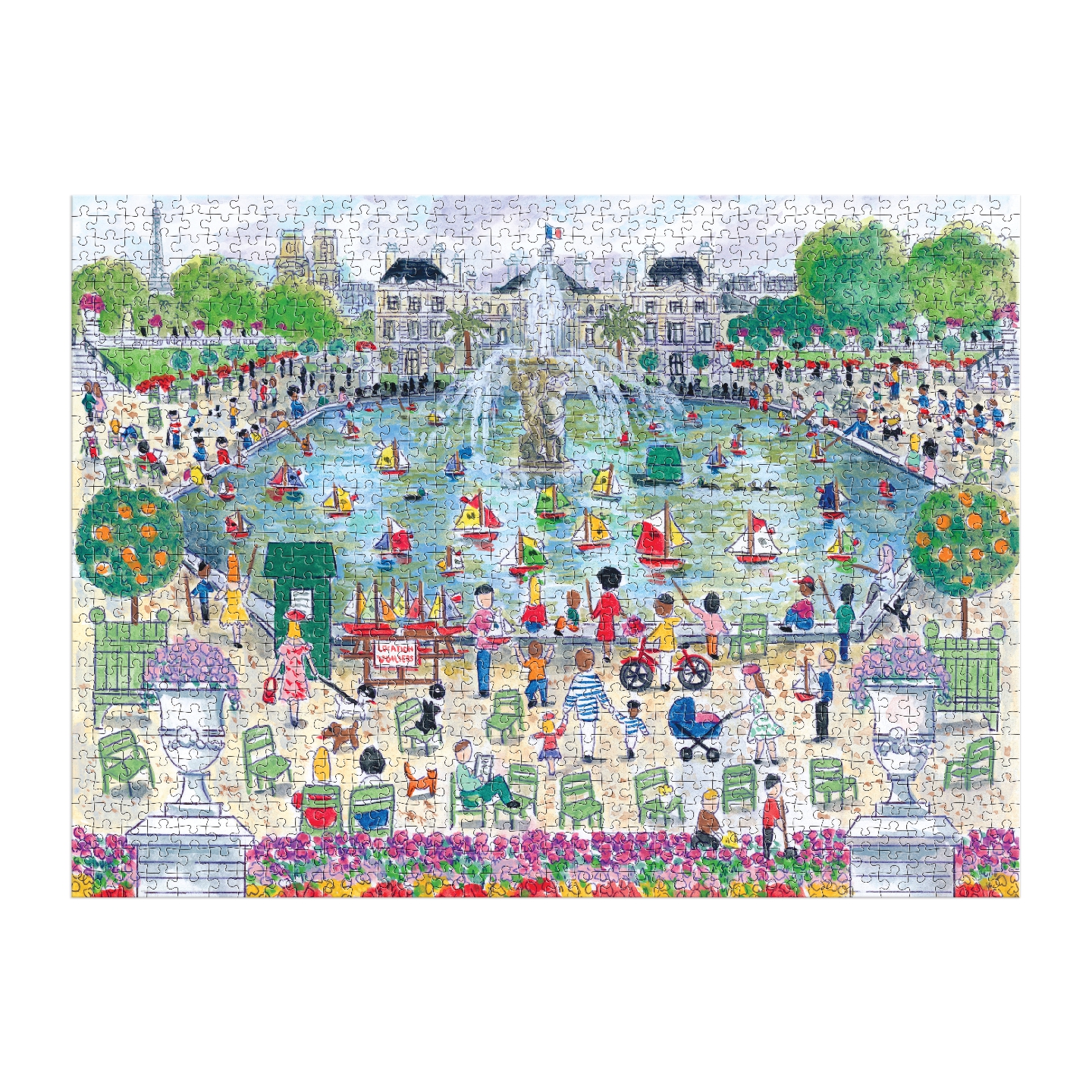Michael Storrings Springtime in Paris 1000 Piece Puzzle