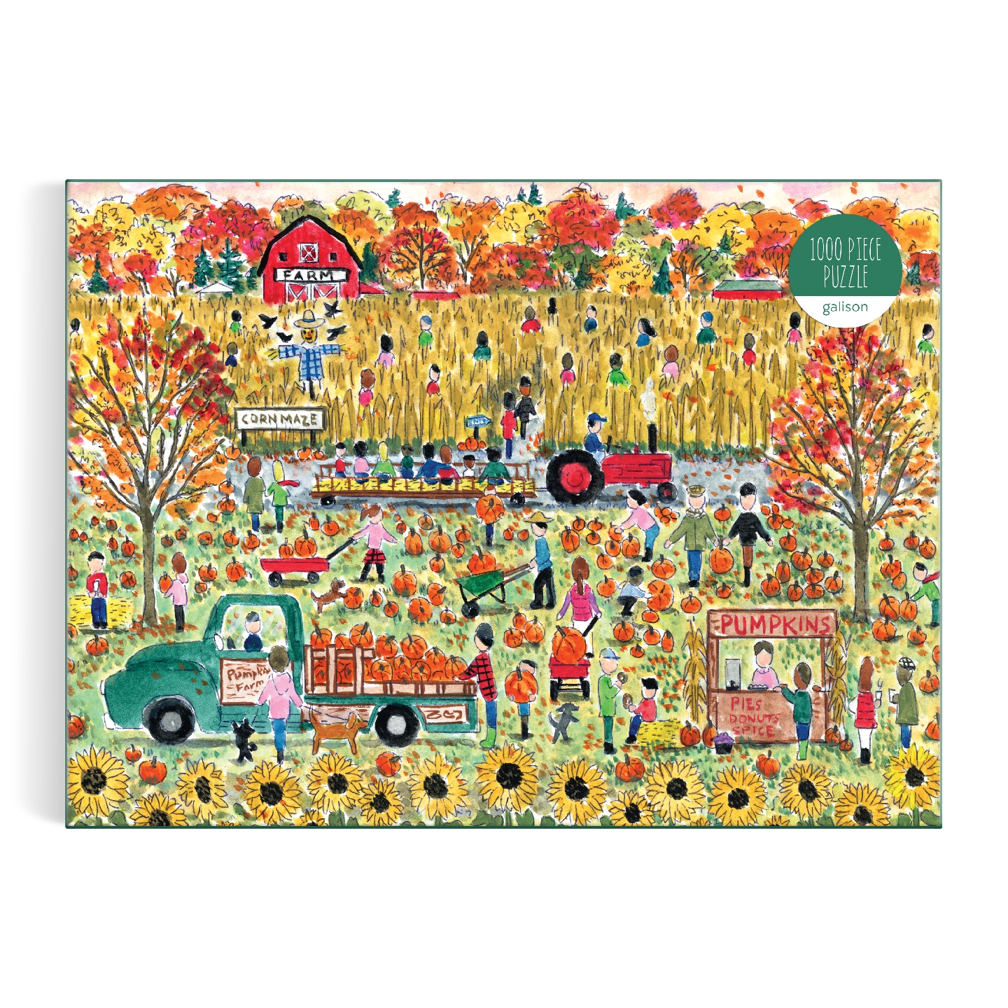 Michael Storrings Pumpkin Patch 1000 Piece Puzzle