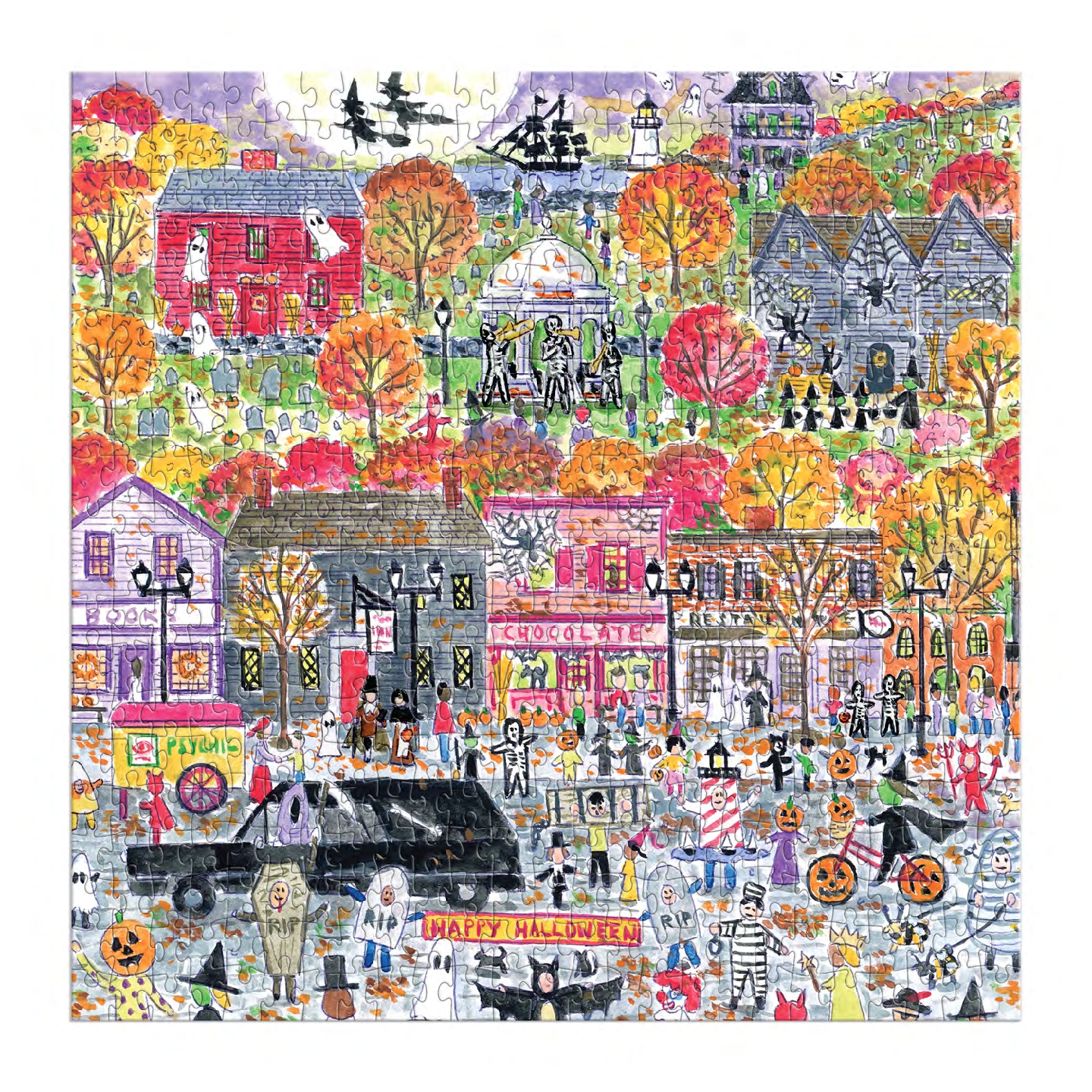 Michael Storrings Halloween Parade 500 Piece Puzzle