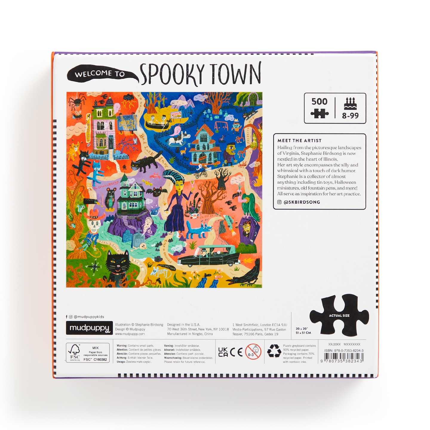 Welcome to Spooky Town 500 Piece Family Puzzle