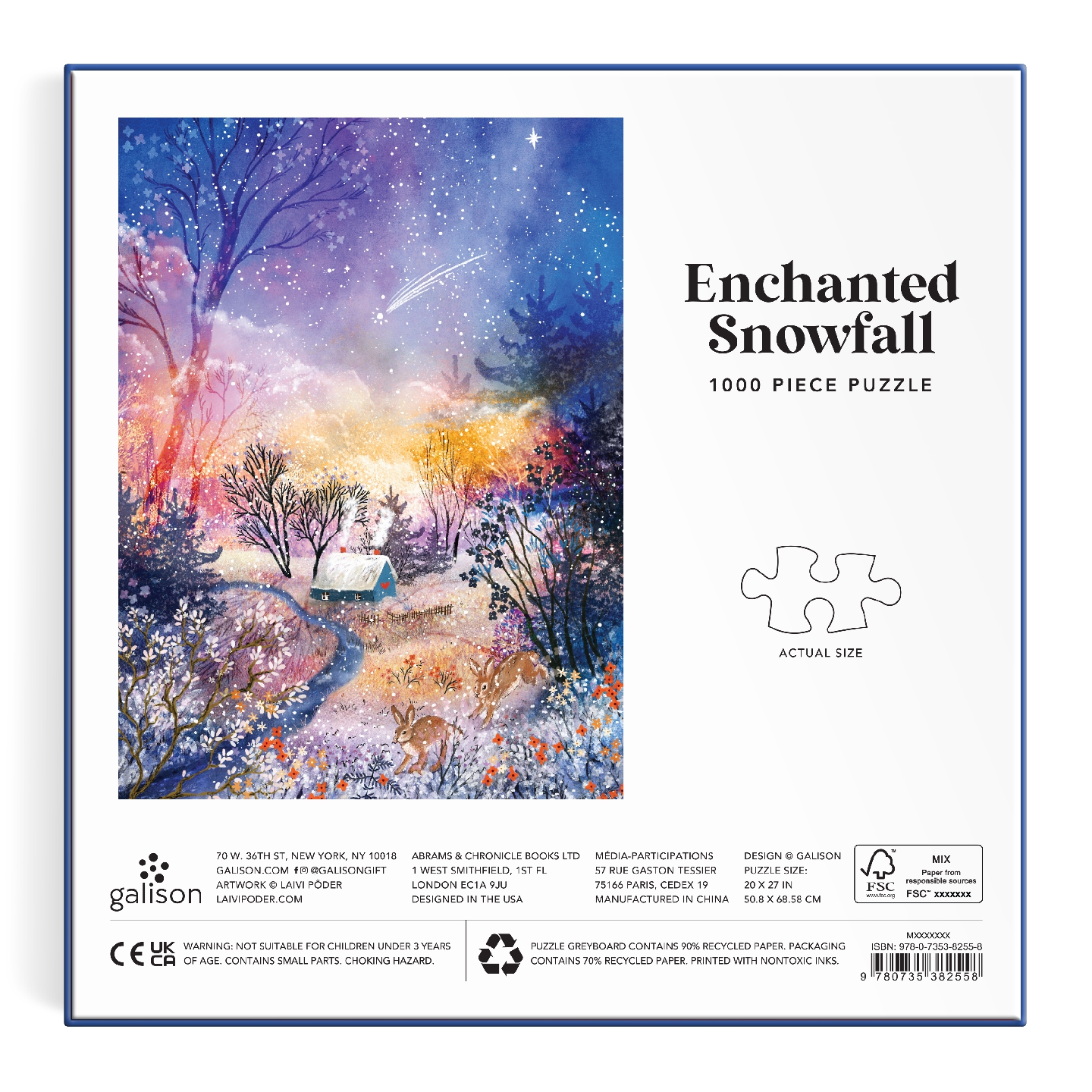 Enchanted Snowfall 1000 Piece Puzzle