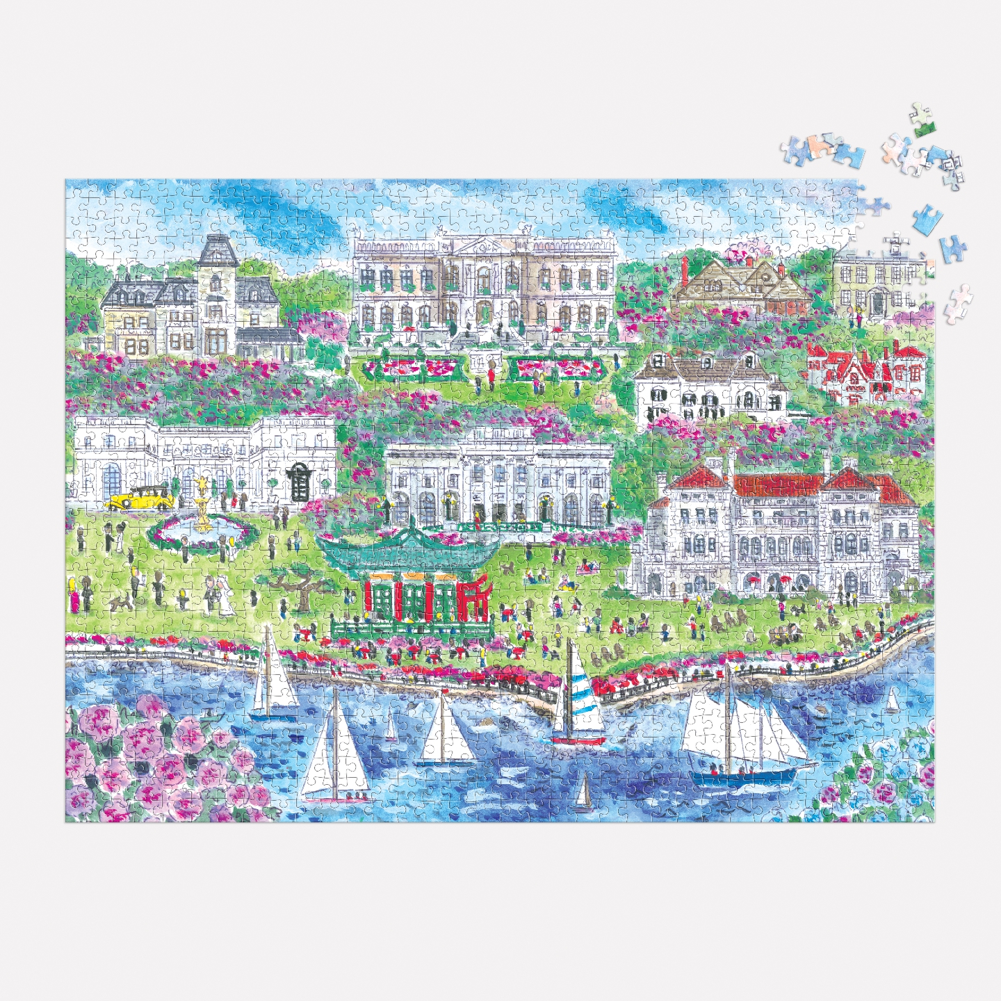 Michael Storrings Newport Mansions 1000 Piece Puzzle