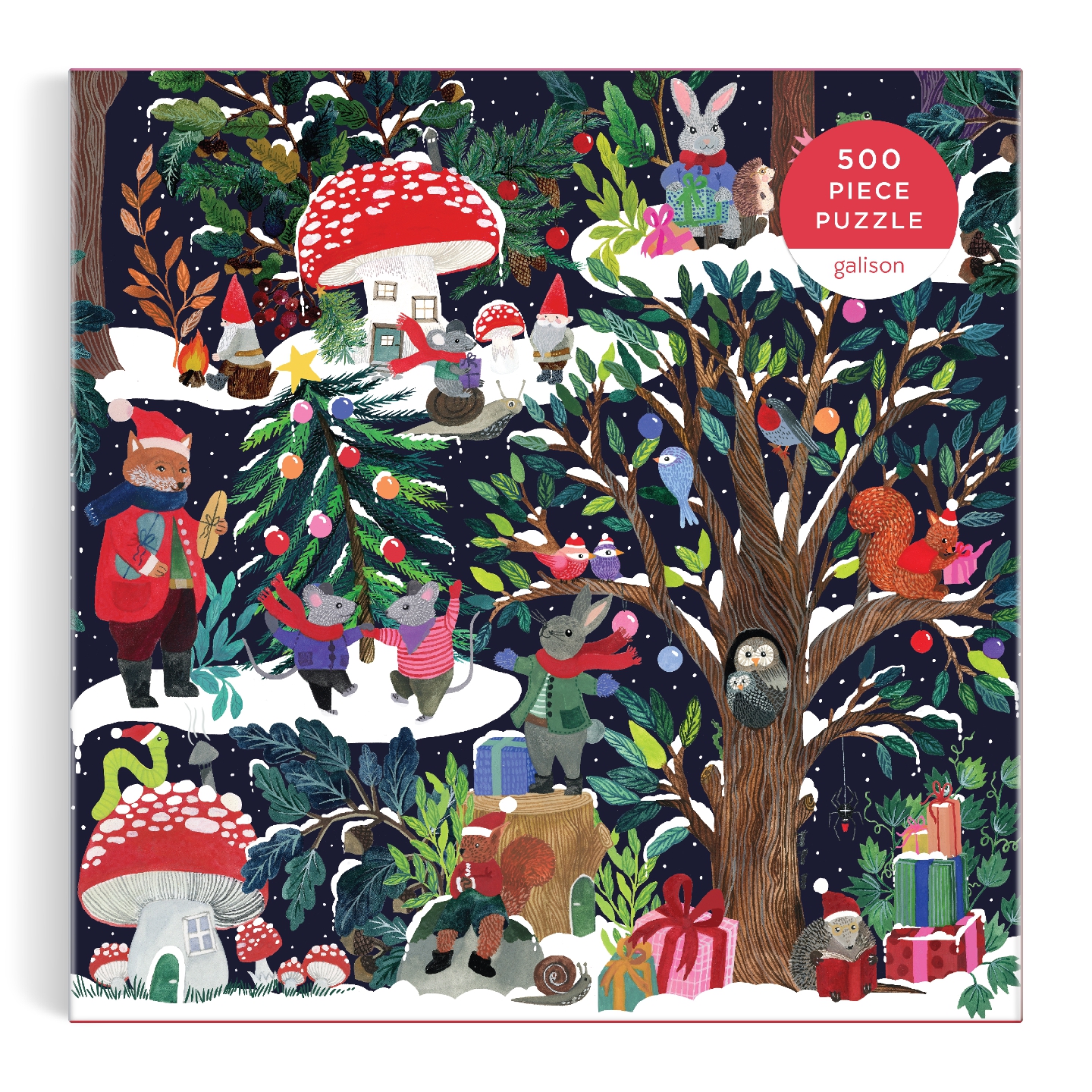 Yuletide Forest 500 Piece Puzzle