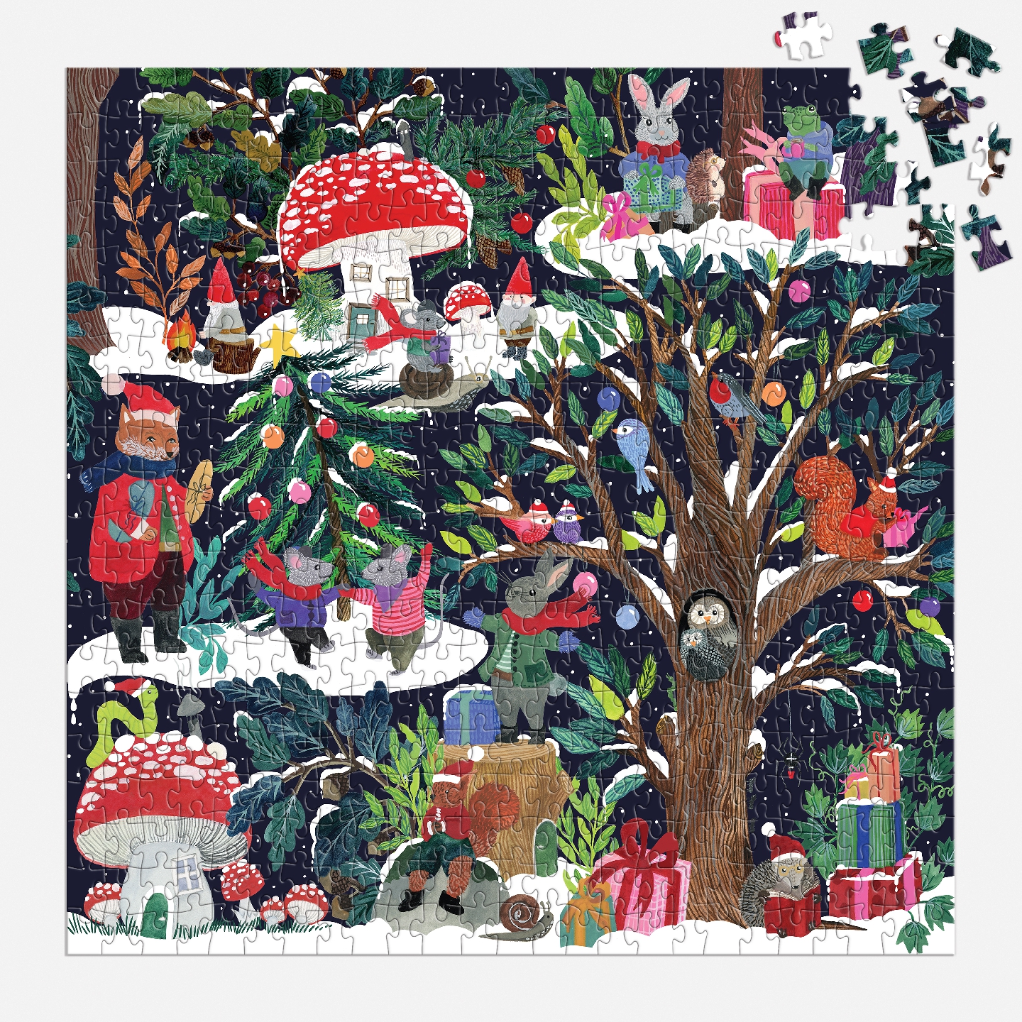Yuletide Forest 500 Piece Puzzle