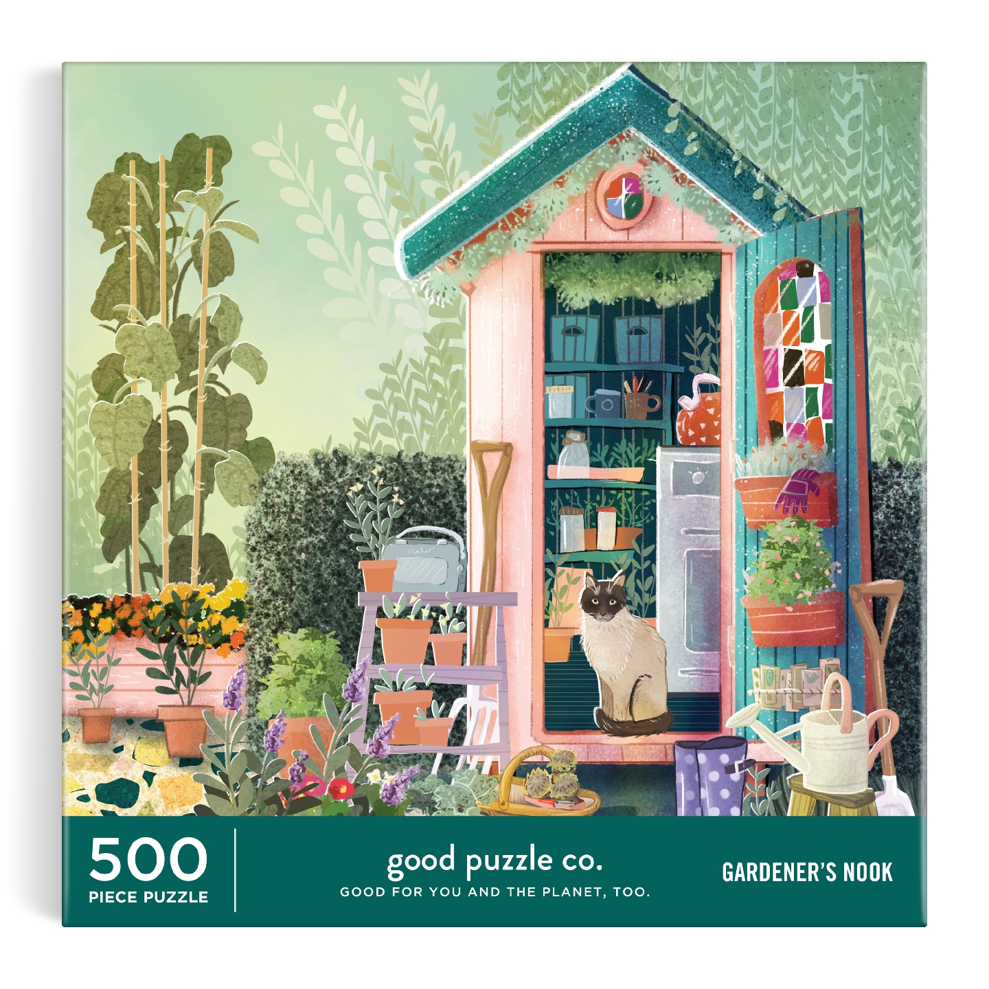 Good Puzzle Co. Gardener's Nook 500 Piece Puzzle